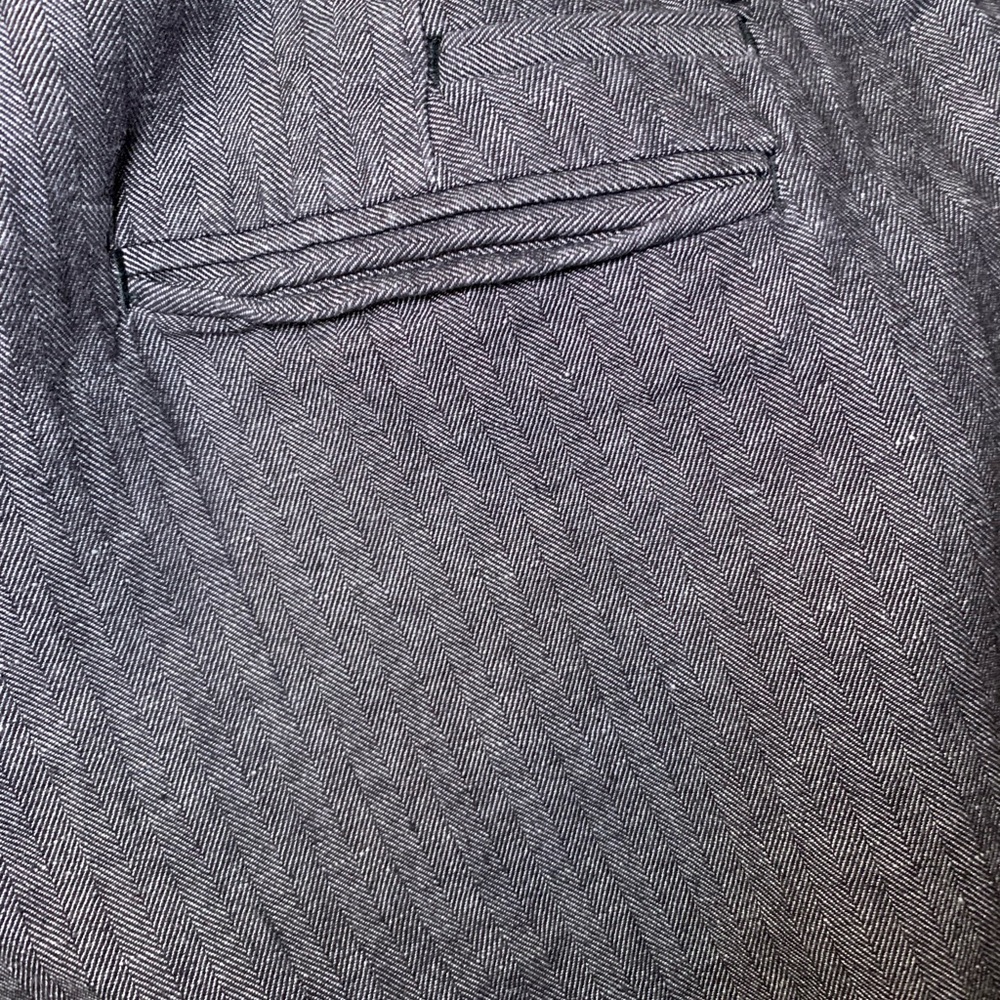 GAP Women's Gray Trousers with Pinstripe- Size 10 - Picture 10 of 13